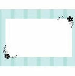Bachelorette Superstore Teal Stripe Name Tags - Labels, 24 Pc $1.99 And Under