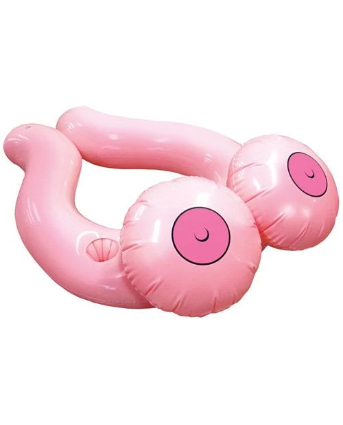 Bachelorette Superstore Boobie Pool Floater W/ Cup Holder 1 Bachelorette Superstore Boobie Pool Floater W/ Cup Holder