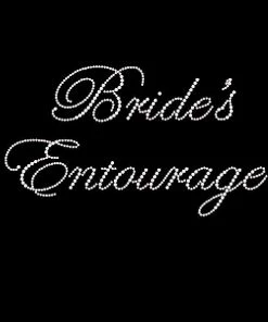 Bachelorette Superstore Rhinestone "Bride's Entourage" Tank Top Or T-shirt Bridal Party/Guest Sashes