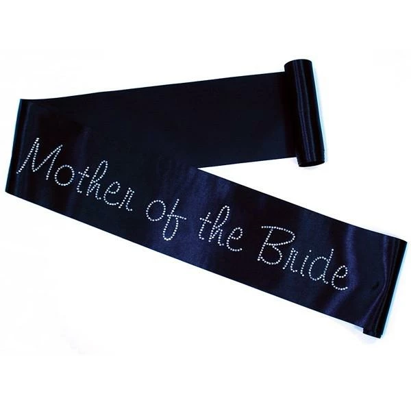 Bachelorette Superstore Sashes Rhinestone "Mother Of The Bride" Sash- Choose Your Sash Color 1 Bachelorette Superstore Sashes Rhinestone "Mother Of The Bride" Sash- Choose Your Sash Color