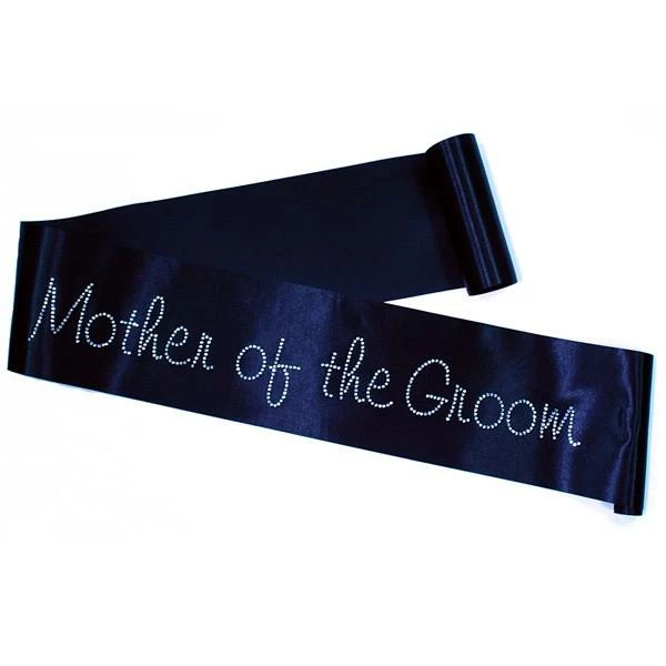 Bachelorette Superstore Rhinestone Sashes Rhinestone Sash "Mother Of The Groom"- Choose Your Sash Color 1 Bachelorette Superstore Rhinestone Sashes Rhinestone Sash "Mother Of The Groom"- Choose Your Sash Color