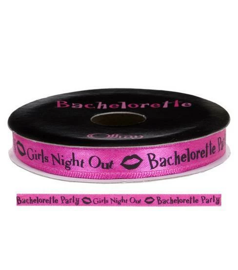 Bachelorette Superstore Bachelorette/Girls Night Out Ribbon, Spool $1.99 And Under 1 Bachelorette Superstore Bachelorette/Girls Night Out Ribbon, Spool $1.99 And Under