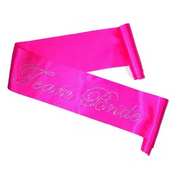 Bachelorette Superstore Rhinestone 'Team Bride' Hot Pink Sash Sashes 1 Bachelorette Superstore Rhinestone 'Team Bride' Hot Pink Sash Sashes