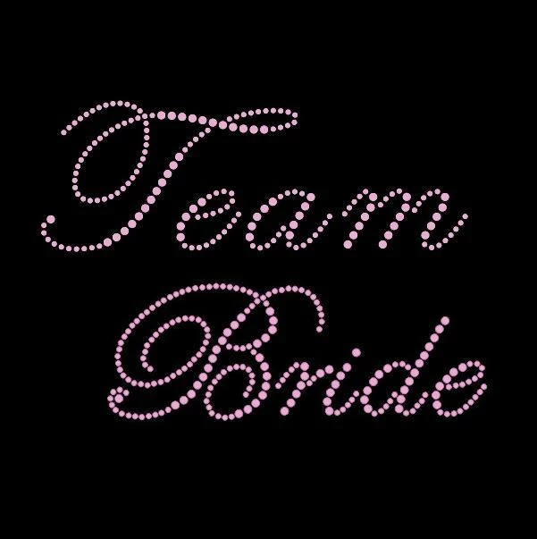 Bachelorette Superstore Pink Rhinestone "Team Bride" Tank Top Or T-shirt 1 Bachelorette Superstore Pink Rhinestone "Team Bride" Tank Top Or T-shirt