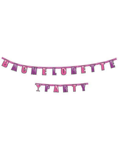 Bachelorette Superstore New Arrivals Bachelorette Party Jointed Banner- Hot Pink & Purple, 8.75 Ft 1 Bachelorette Superstore New Arrivals Bachelorette Party Jointed Banner- Hot Pink & Purple, 8.75 Ft