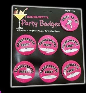 Bachelorette Superstore Bachelorette Party Badges 1 Bachelorette Superstore Bachelorette Party Badges