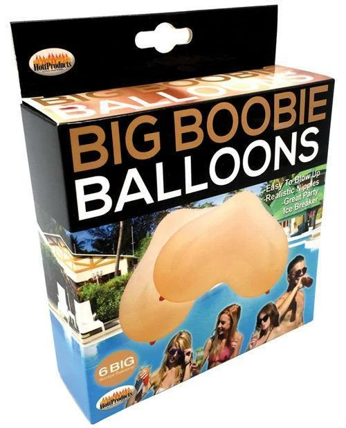 Bachelorette Superstore BIG Boobie Balloons, 6 Pack 1 Bachelorette Superstore BIG Boobie Balloons, 6 Pack