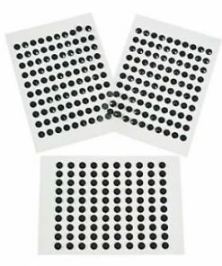 Bachelorette Superstore Black Jewels-stick On, 100 Pcs.