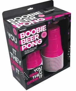 Bachelorette Superstore New Arrivals Boobie Beer Pong Cups & Ball Set
