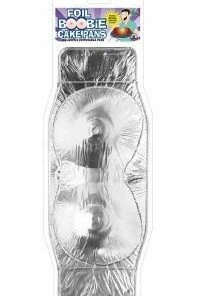 Bachelorette Superstore Disposable Boobie Cake Pan, 2 Pk Bakeware