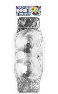 Bachelorette Superstore Disposable Boobie Cake Pan, 2 Pk Bakeware 1 Bachelorette Superstore Disposable Boobie Cake Pan, 2 Pk Bakeware