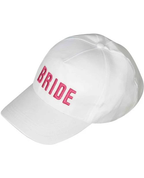 Bachelorette Superstore White BRIDE Baseball Hat New Arrivals 1 Bachelorette Superstore White BRIDE Baseball Hat New Arrivals