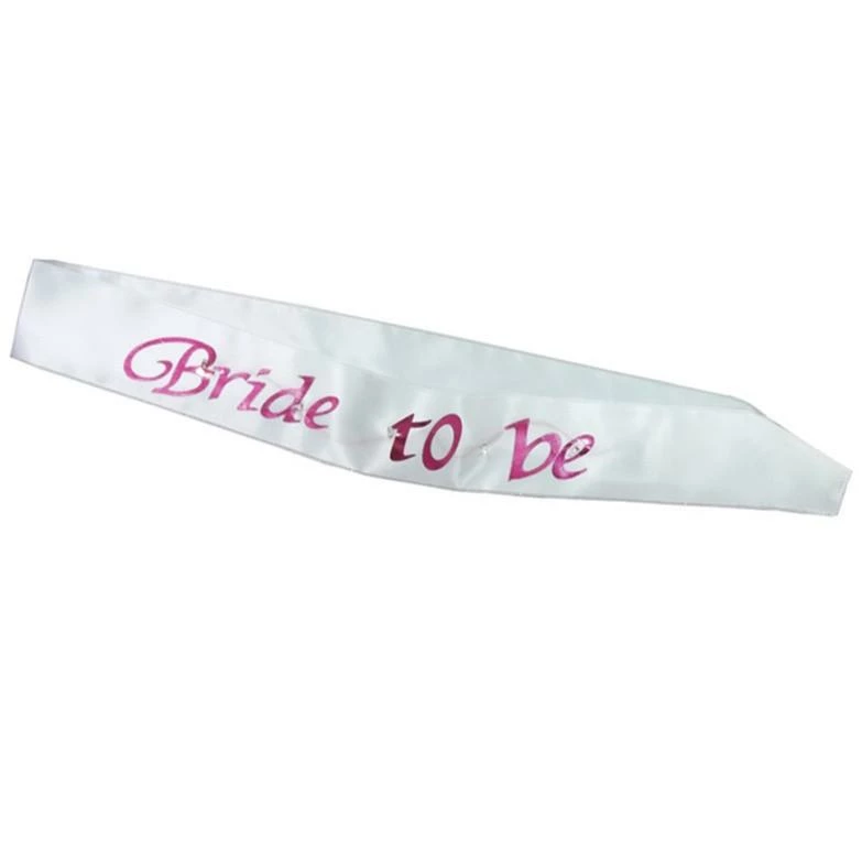 Bachelorette Superstore Sashes White Bride To Be Flashing Sash 1 Bachelorette Superstore Sashes White Bride To Be Flashing Sash