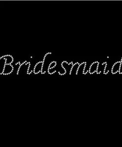 Bachelorette Superstore Bridal Party/Guest Sashes Rhinestone 'Bridesmaid' Tank Top Or T-shirt