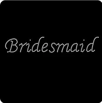 Bachelorette Superstore Bridal Party/Guest Sashes Rhinestone 'Bridesmaid' Tank Top Or T-shirt 1 Bachelorette Superstore Bridal Party/Guest Sashes Rhinestone 'Bridesmaid' Tank Top Or T-shirt