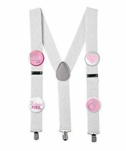 Bachelorette Superstore Party Attire Classic Bride To Be Suspenders, 1 Pr