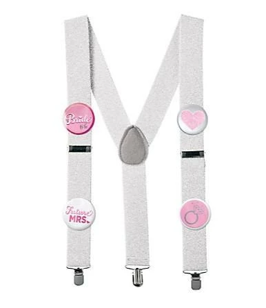 Bachelorette Superstore Party Attire Classic Bride To Be Suspenders, 1 Pr 1 Bachelorette Superstore Party Attire Classic Bride To Be Suspenders, 1 Pr