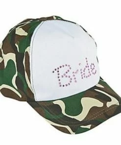 Bachelorette Superstore Tiaras, Veils & Hats Camouflage Bride Hat