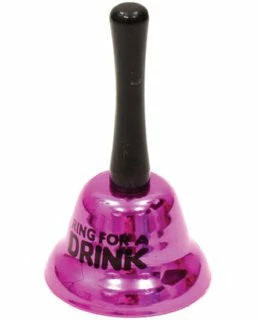 Bachelorette Superstore Drink'n Goods Pink 'Ring For A Drink' Bell 1 Bachelorette Superstore Drink'n Goods Pink 'Ring For A Drink' Bell