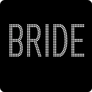 Bachelorette Superstore Rhinestone "BRIDE" Block Tank Top Or T-shirt 1 Bachelorette Superstore Rhinestone "BRIDE" Block Tank Top Or T-shirt