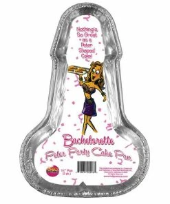 Bachelorette Superstore Disposable Jumbo Penis Cake Pan, 2pk