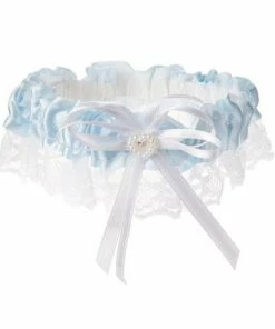 Bachelorette Superstore Light Blue Lace Garter