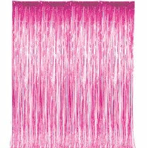 Bachelorette Superstore Pink Shiny Door Fringe, 1 Pkg