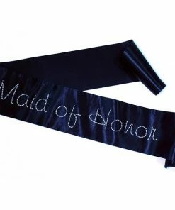 Bachelorette Superstore Rhinestone "Maid Of Honor" Sash- Choose Your Sash Color