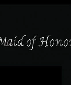 Bachelorette Superstore Bridal Party/Guest Sashes Rhinestone 'Maid Of Honor' Tank Top Or T-shirt