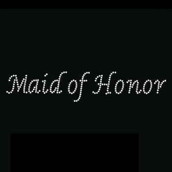 Bachelorette Superstore Bridal Party/Guest Sashes Rhinestone 'Maid Of Honor' Tank Top Or T-shirt 1 Bachelorette Superstore Bridal Party/Guest Sashes Rhinestone 'Maid Of Honor' Tank Top Or T-shirt