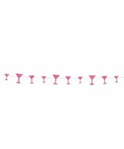 Bachelorette Superstore Pink Martini Garland, 9ft