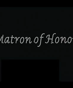 Bachelorette Superstore Rhinestone 'Matron Of Honor' Tank Top Or T-shirt