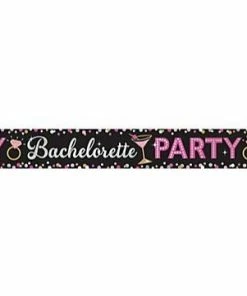Bachelorette Superstore Metallic Bachelorette Party Banner,4.25 X 25ft $1.99 And Under