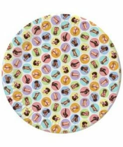 Bachelorette Superstore Mini-Peni Plates, 7 In.-8pk