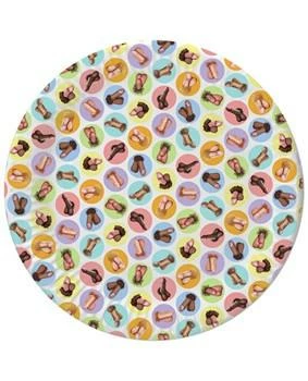 Bachelorette Superstore Mini-Peni Plates, 7 In.-8pk 1 Bachelorette Superstore Mini-Peni Plates, 7 In.-8pk