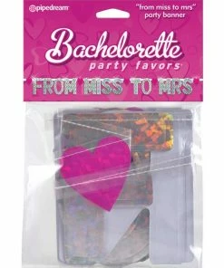 Bachelorette Superstore From Miss To Mrs. Banner