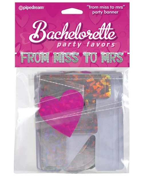 Bachelorette Superstore From Miss To Mrs. Banner 1 Bachelorette Superstore From Miss To Mrs. Banner
