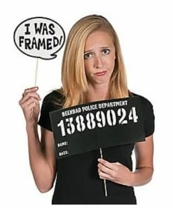 Bachelorette Superstore Mug Shot Photo Props, 12 Pc $1.99 And Under