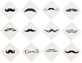 Bachelorette Superstore Fingerstache Tattoos, 36 Pc. 1 Bachelorette Superstore Fingerstache Tattoos, 36 Pc.