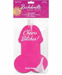 Bachelorette Superstore Pecker Party Flask, 3 Pk New Arrivals