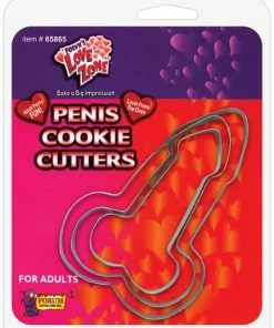 Bachelorette Superstore Penis Cookie Cutters, 3pk