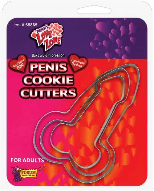 Bachelorette Superstore Penis Cookie Cutters, 3pk 1 Bachelorette Superstore Penis Cookie Cutters, 3pk