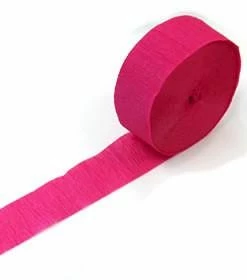 Bachelorette Superstore Dark Pink Party Streamers, 81ft