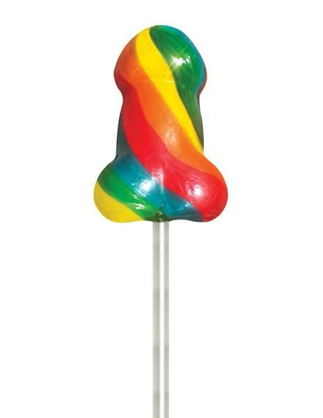 Bachelorette Superstore Rainbow Pecker Pop, 1pc 1 Bachelorette Superstore Rainbow Pecker Pop, 1pc