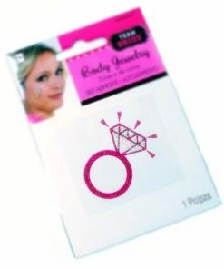 Bachelorette Superstore Diamond Ring Tattoo Sticker, 1 Pc $1.99 And Under
