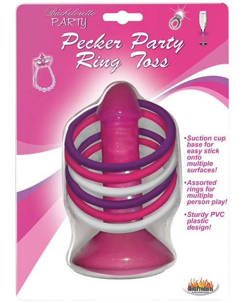 Bachelorette Superstore Party Games Pink Pecker Ring Toss 1 Bachelorette Superstore Party Games Pink Pecker Ring Toss
