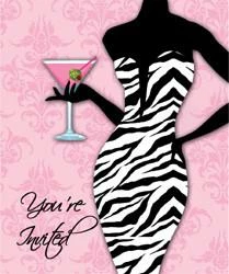 Bachelorette Superstore $1.99 And Under Sassy And Sexy Girls Night Out Invitations- 8 Pack