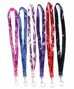 Bachelorette Superstore Sequin Lanyards, 6 Pk