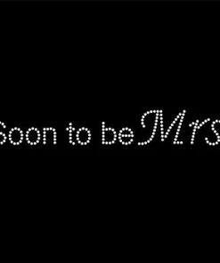 Bachelorette Superstore Rhinestone 'Soon To Be Mrs.' Tank Top Or T-shirt Bride/Bachelorette Sashes