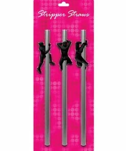 Bachelorette Superstore Male Stripper Straws- Reusable! 3 Pk New Arrivals